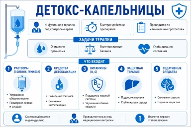 Капельница от наркотиков на дому в Новомосковске
