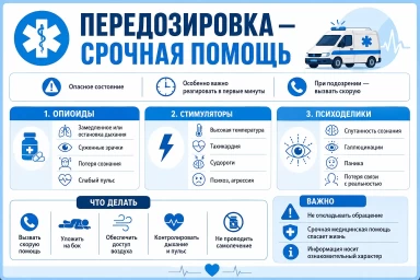 Помощь при передозировке в Новомосковске